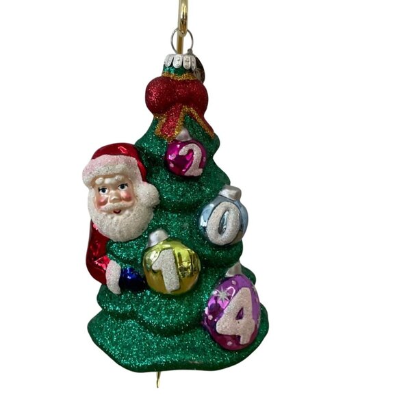 Christopher Radko 2014 Santa and Christmas Tree Ornament Celebrations Collection - Picture 1 of 9